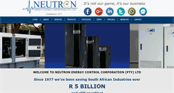 Desktop Screenshot of neutronenergy.co.za